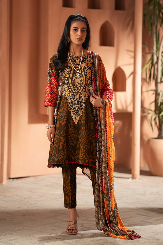 3-PC Unstitched Printed Karandi Collection